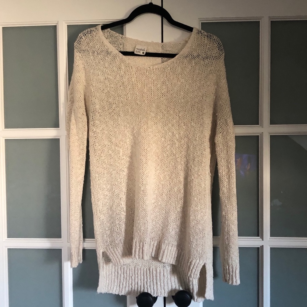 Cream sweater